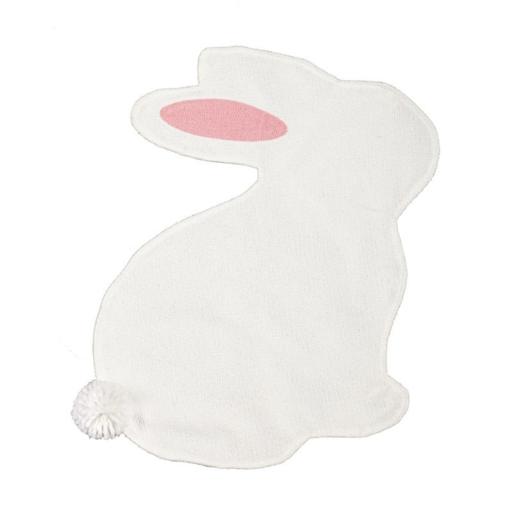 Bunny Shape Placemats White Set Of 5